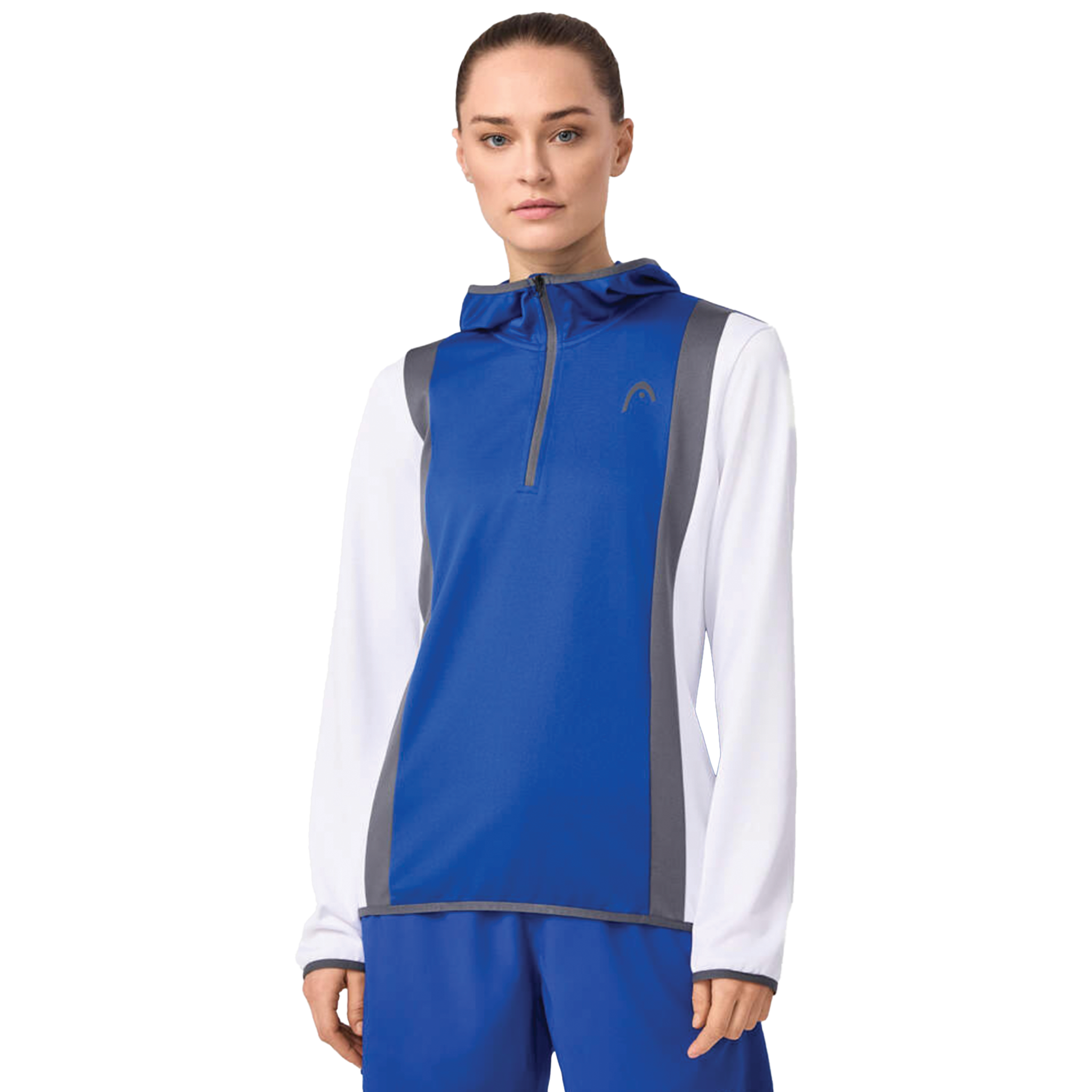 Head Club 25 Tech Hoodie Women's Royal Blue/ White