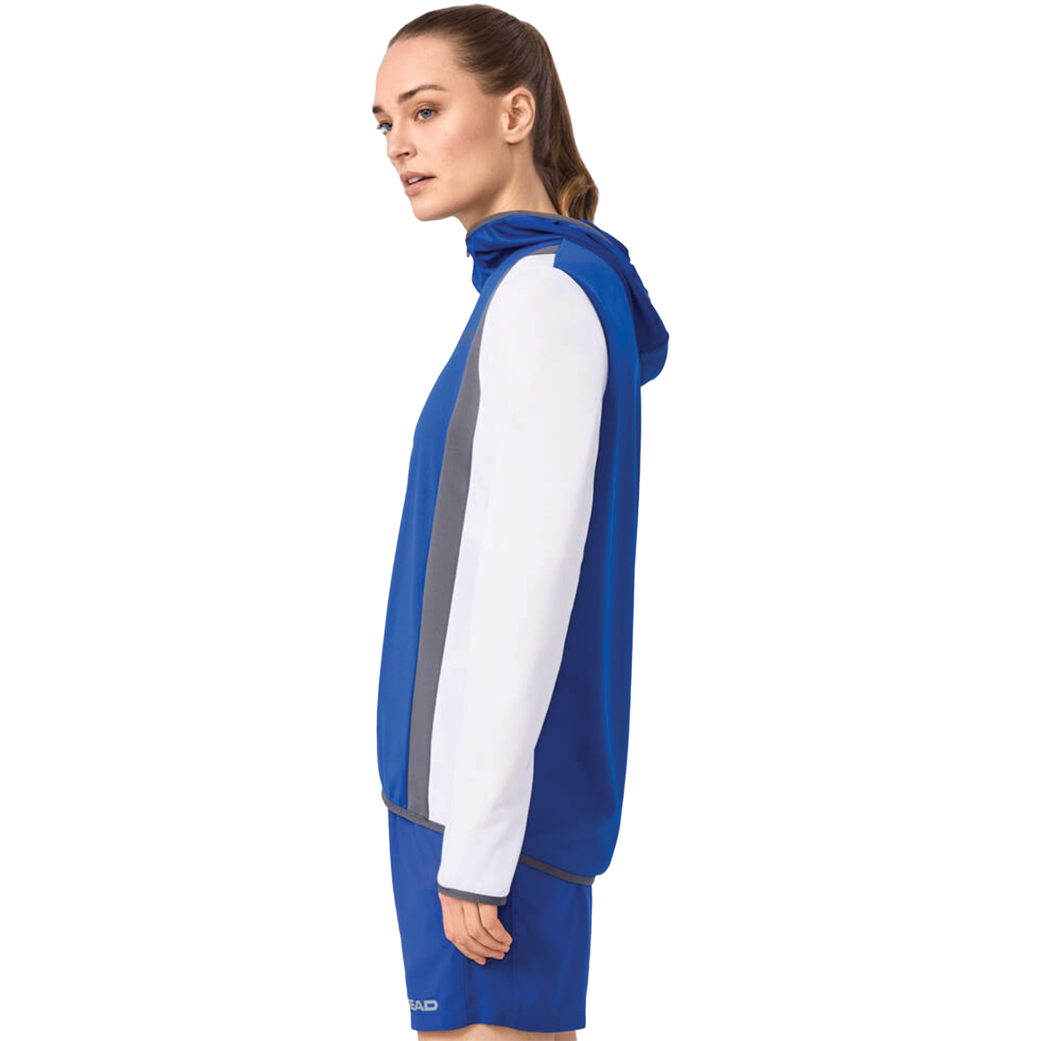 Head Club 25 Tech Hoodie Women's Royal Blue/ White