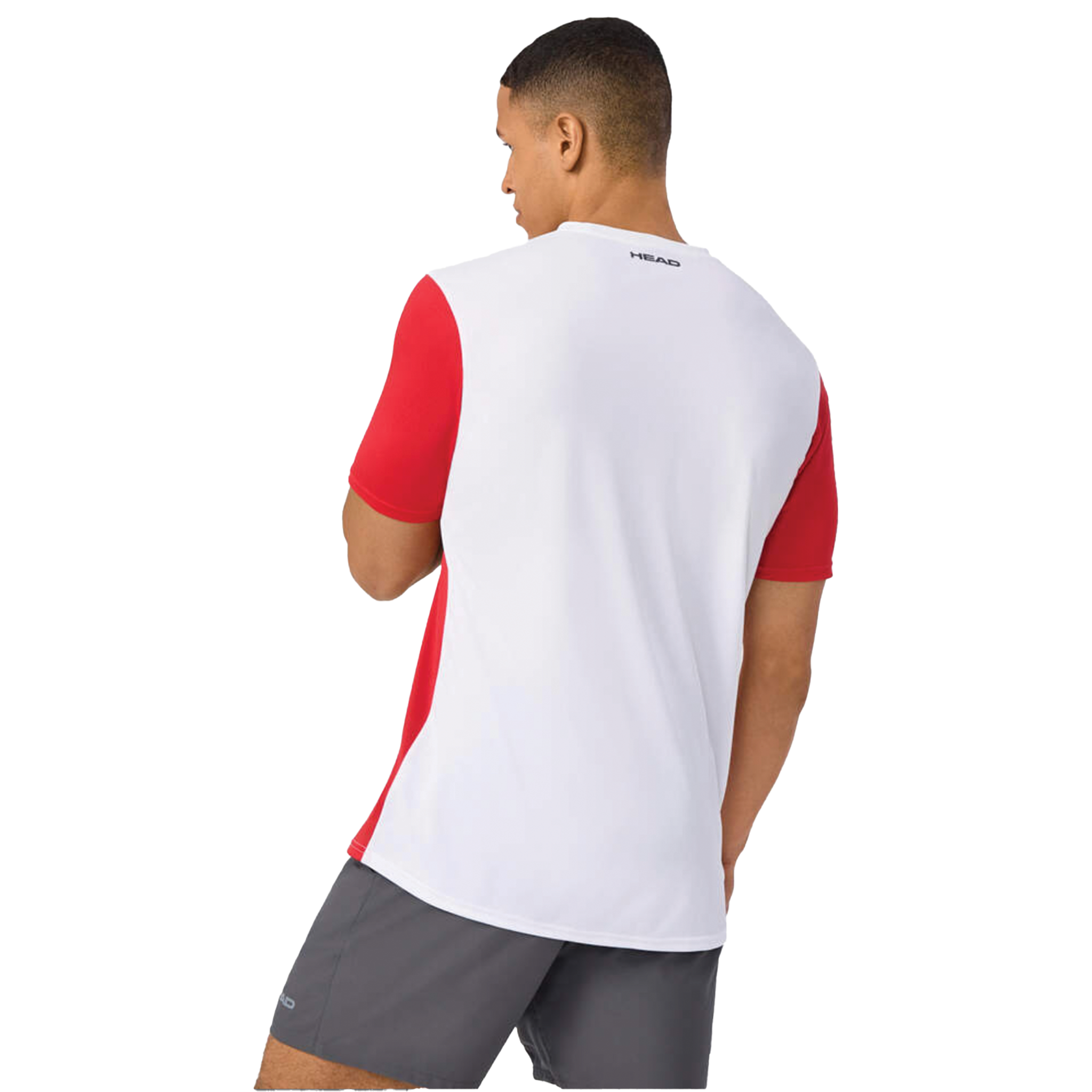 Head Club 25 Tech T-Shirt Men's Red/ White
