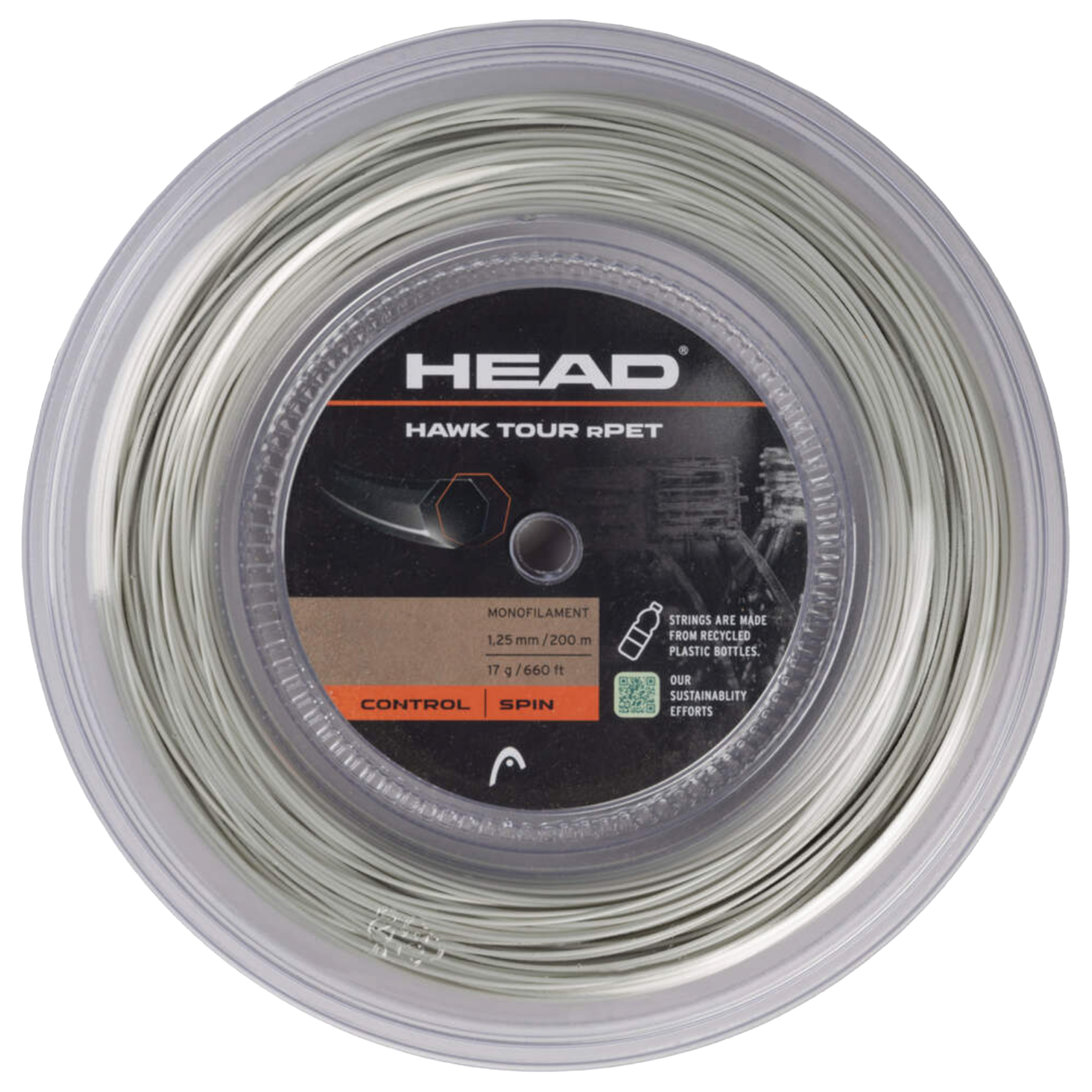 Head Hawk Tour rPET Natural 200m