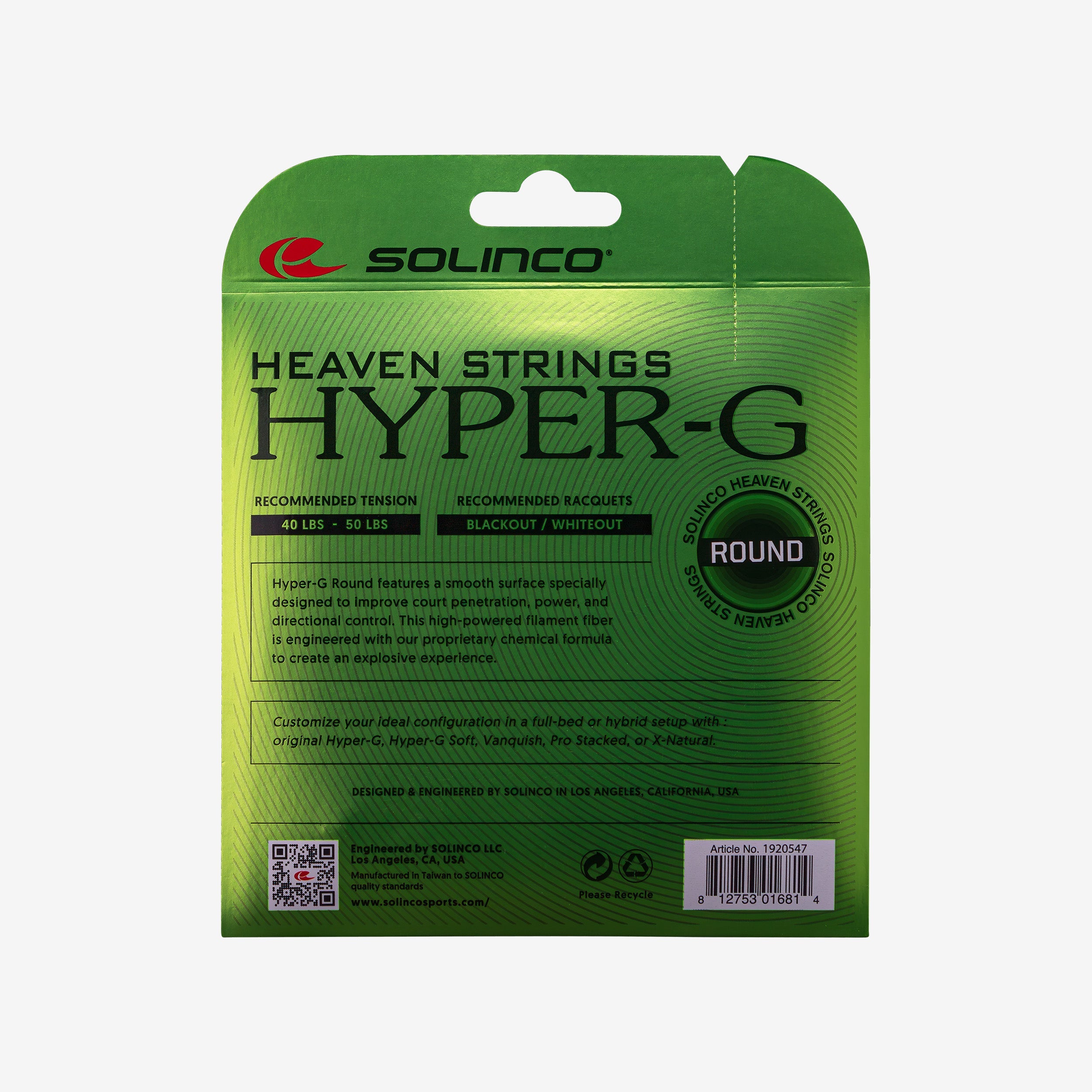 Solinco Hyper-G Round 12.2m Set