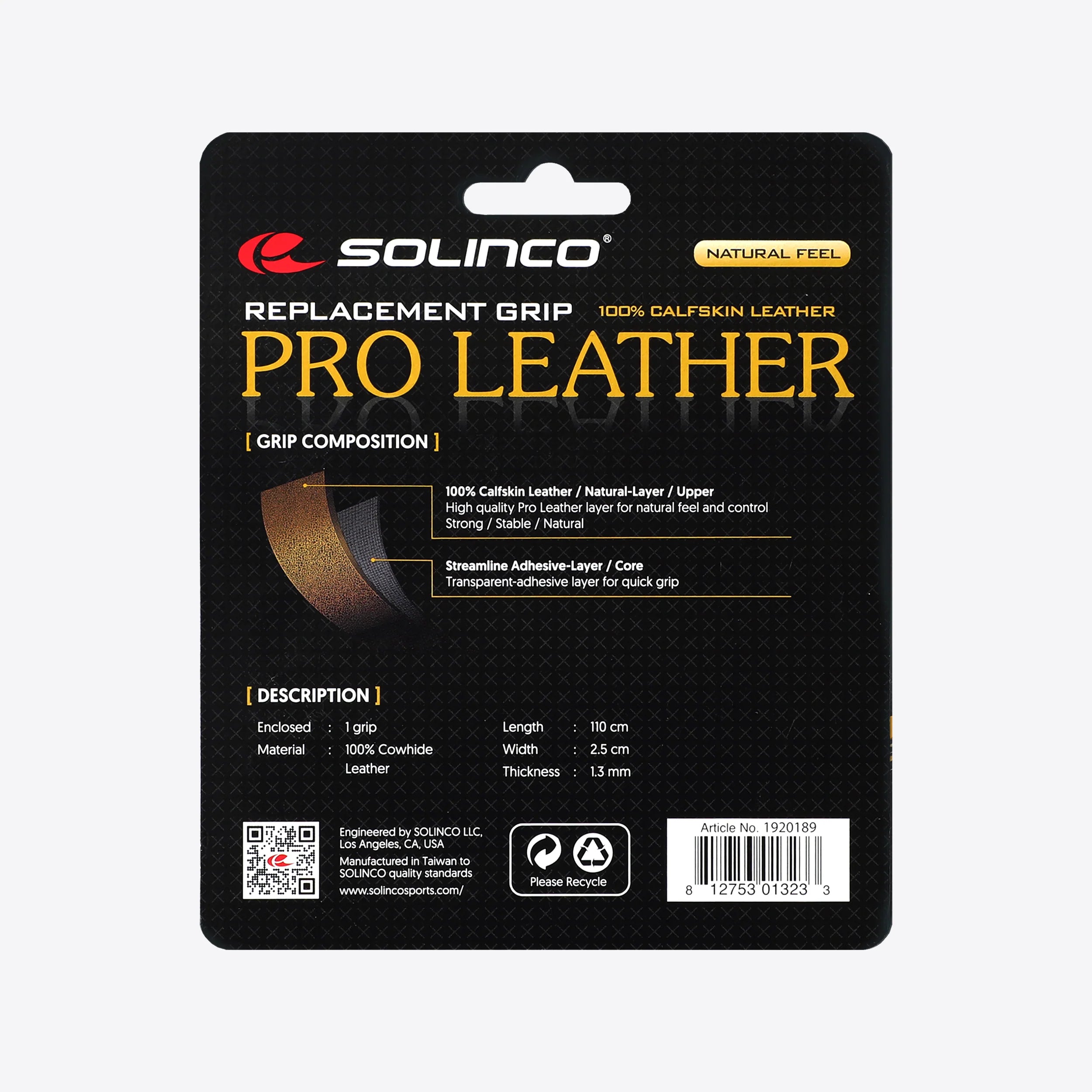 Solinco Pro-Leather Replacement Grip