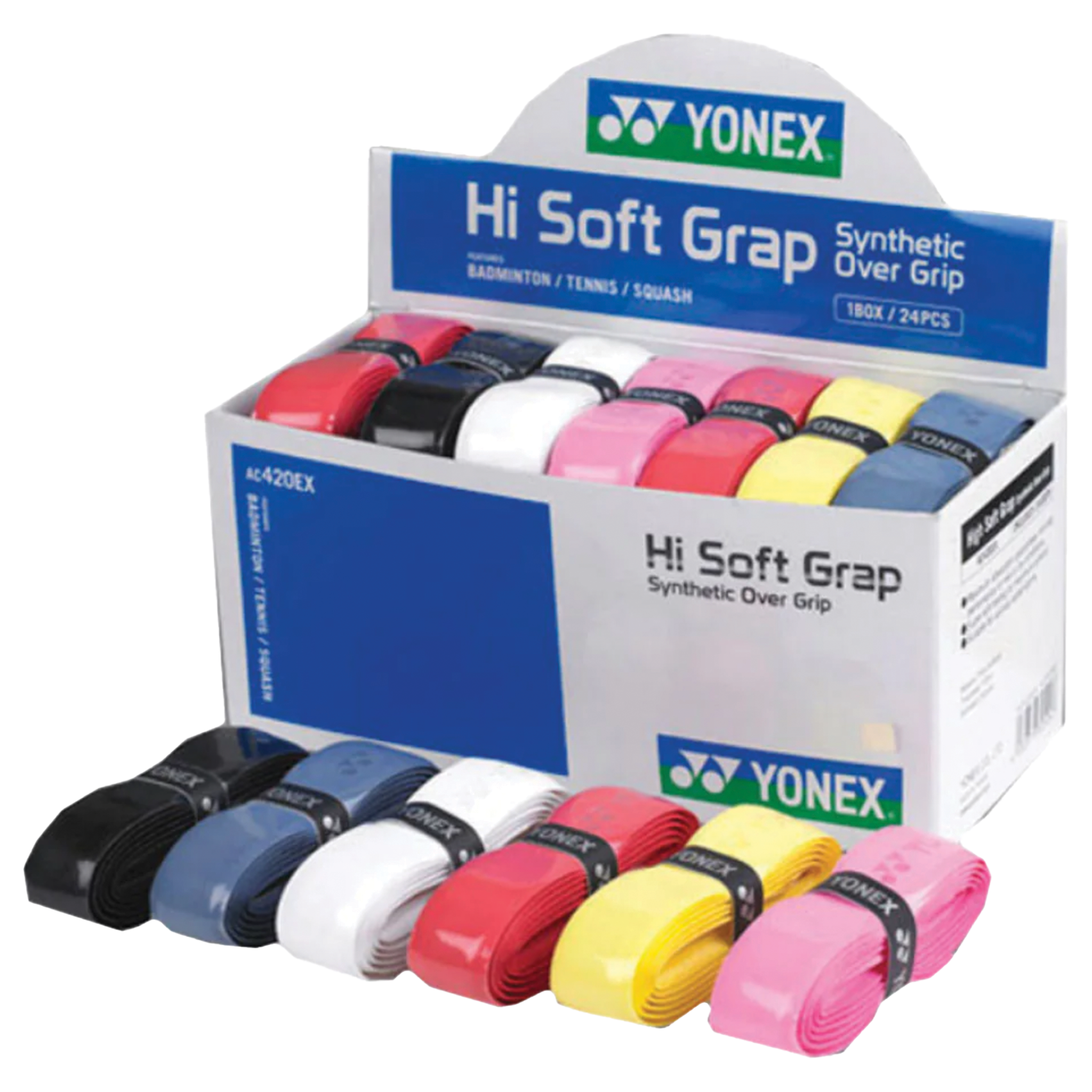 Yonex HI Soft Grap Assorted (24 Pieces)