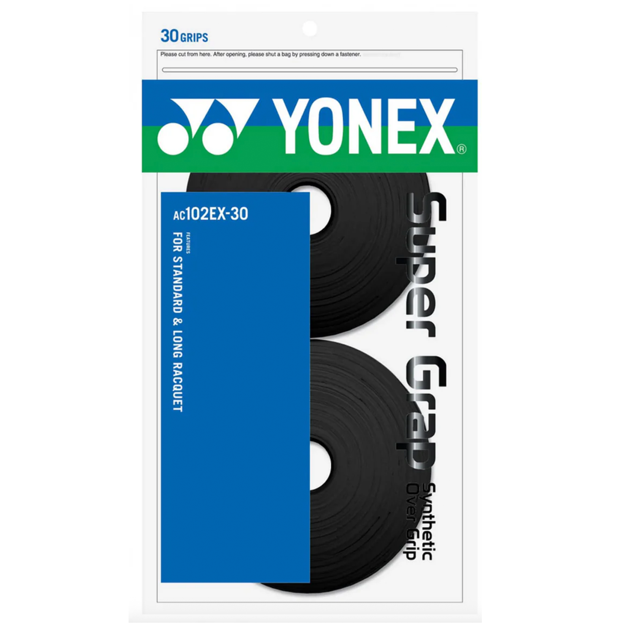 Yonex Wet Super Grap Black (30 Pack)