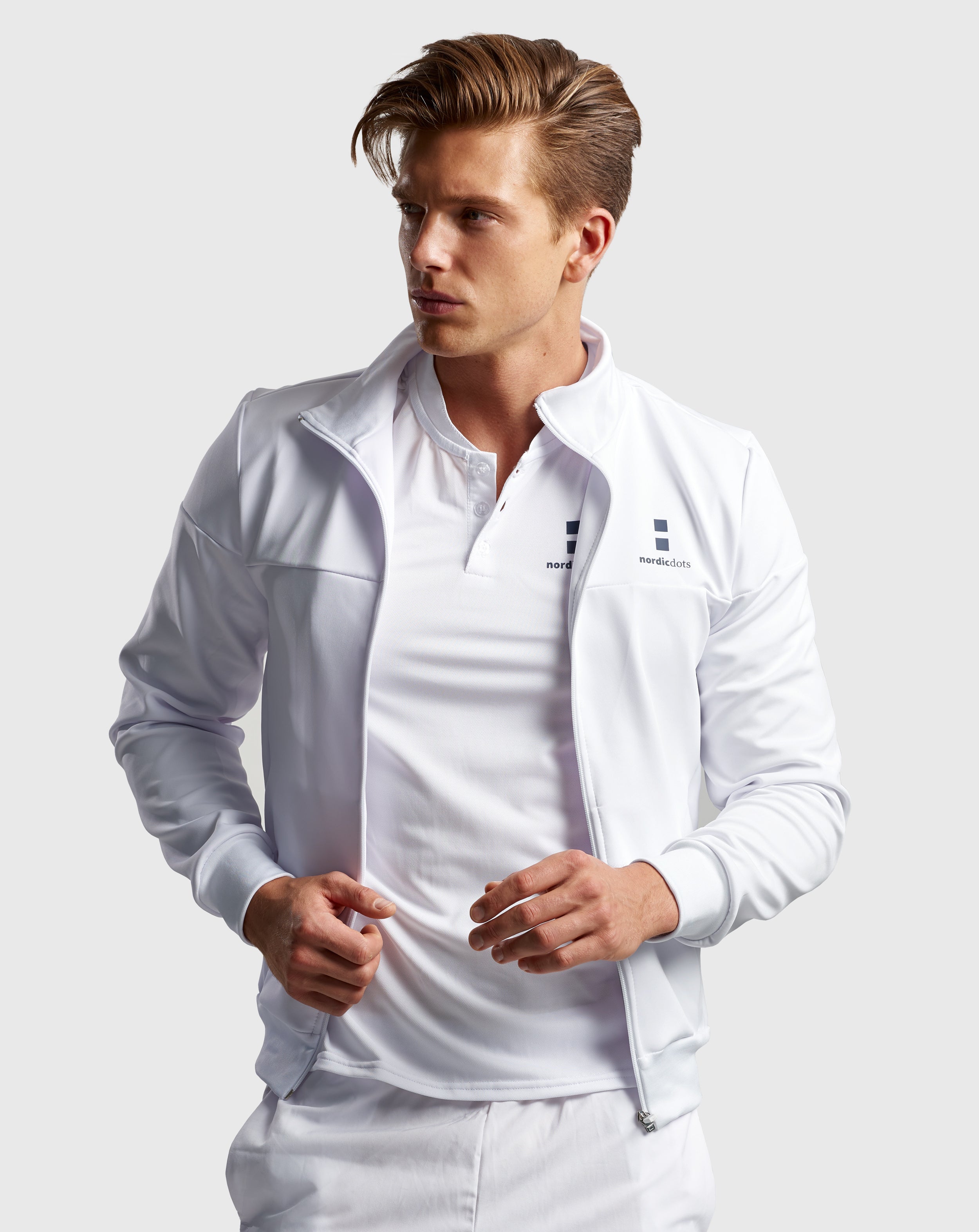 Nordicdots Off Court Jacket Men's White
