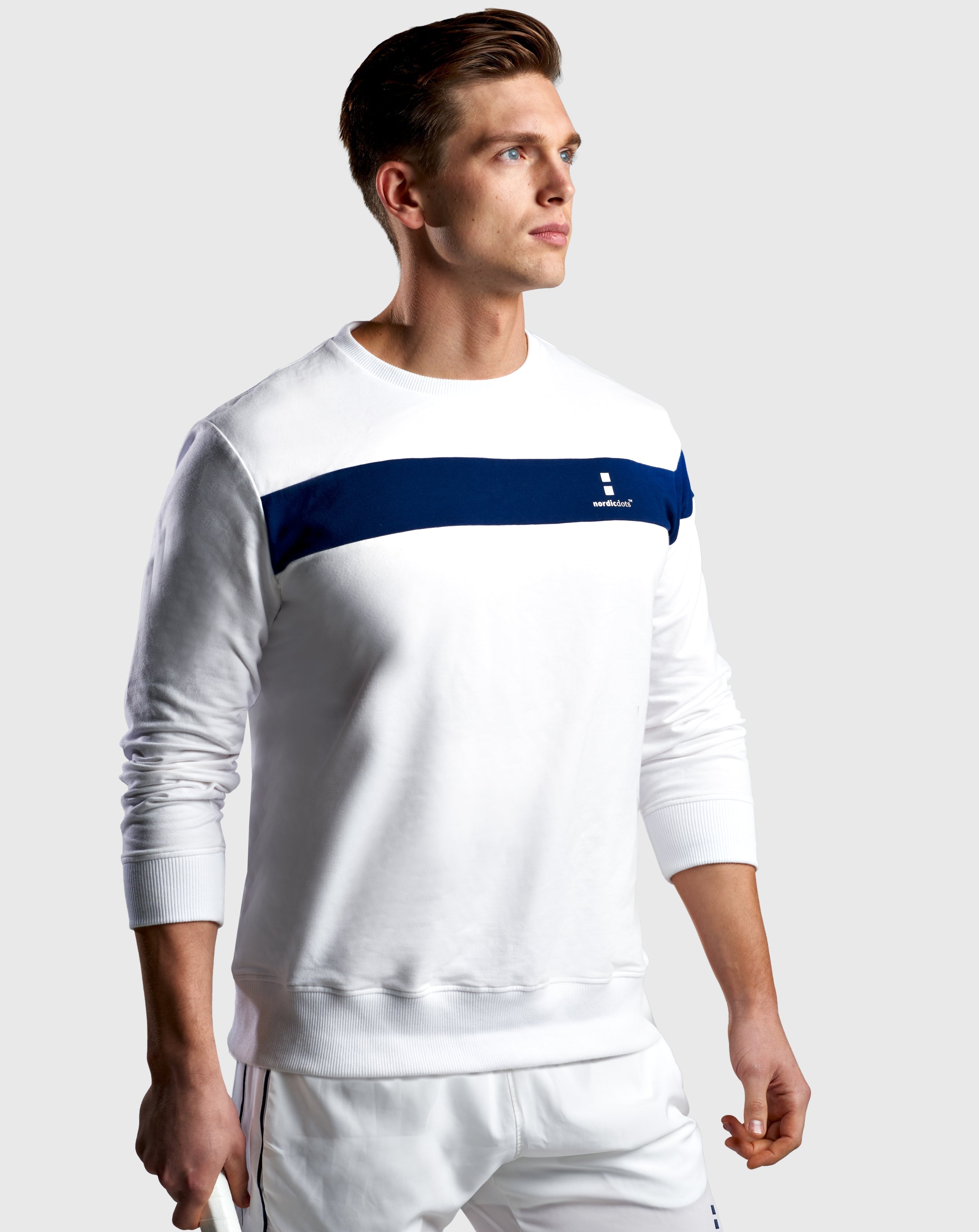 Nordicdots Organic Sweatshirt Men's White