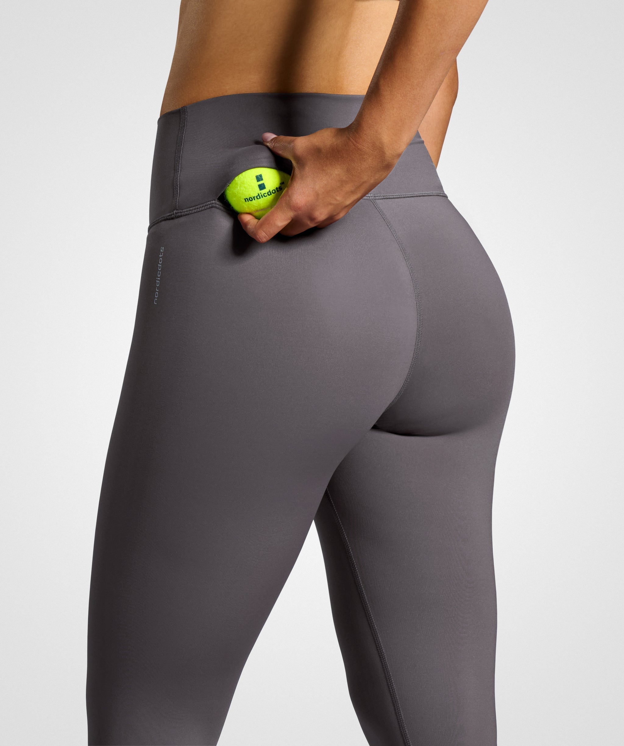 nordicdots tennis padel leggings nordicdots.com grey