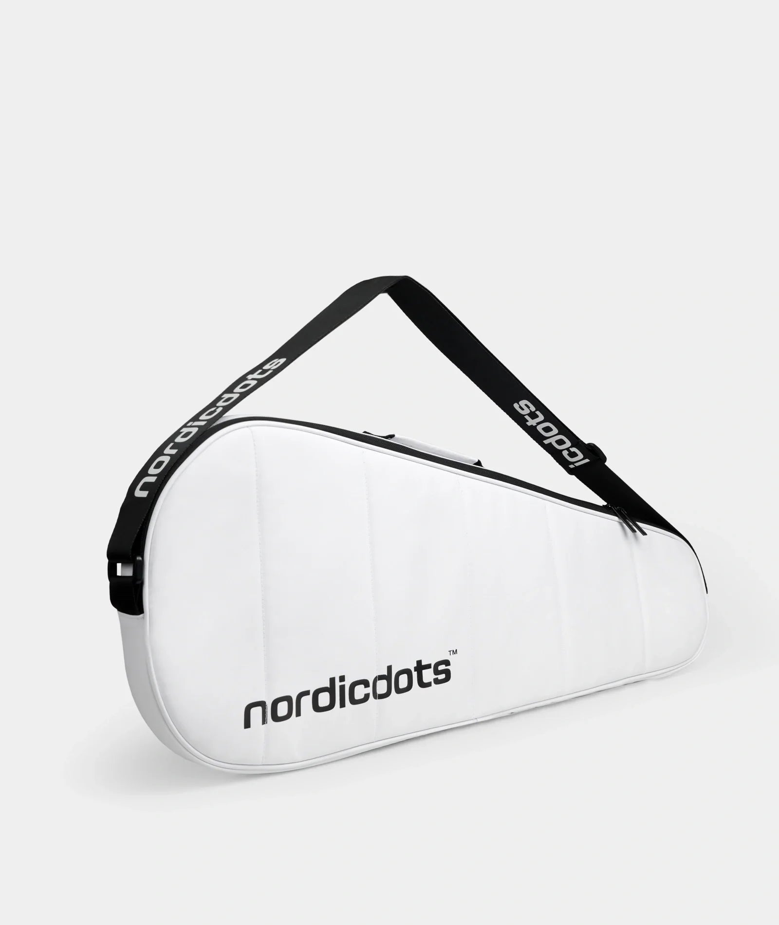 Nordicdots Tennis Racket Cover Bag - White