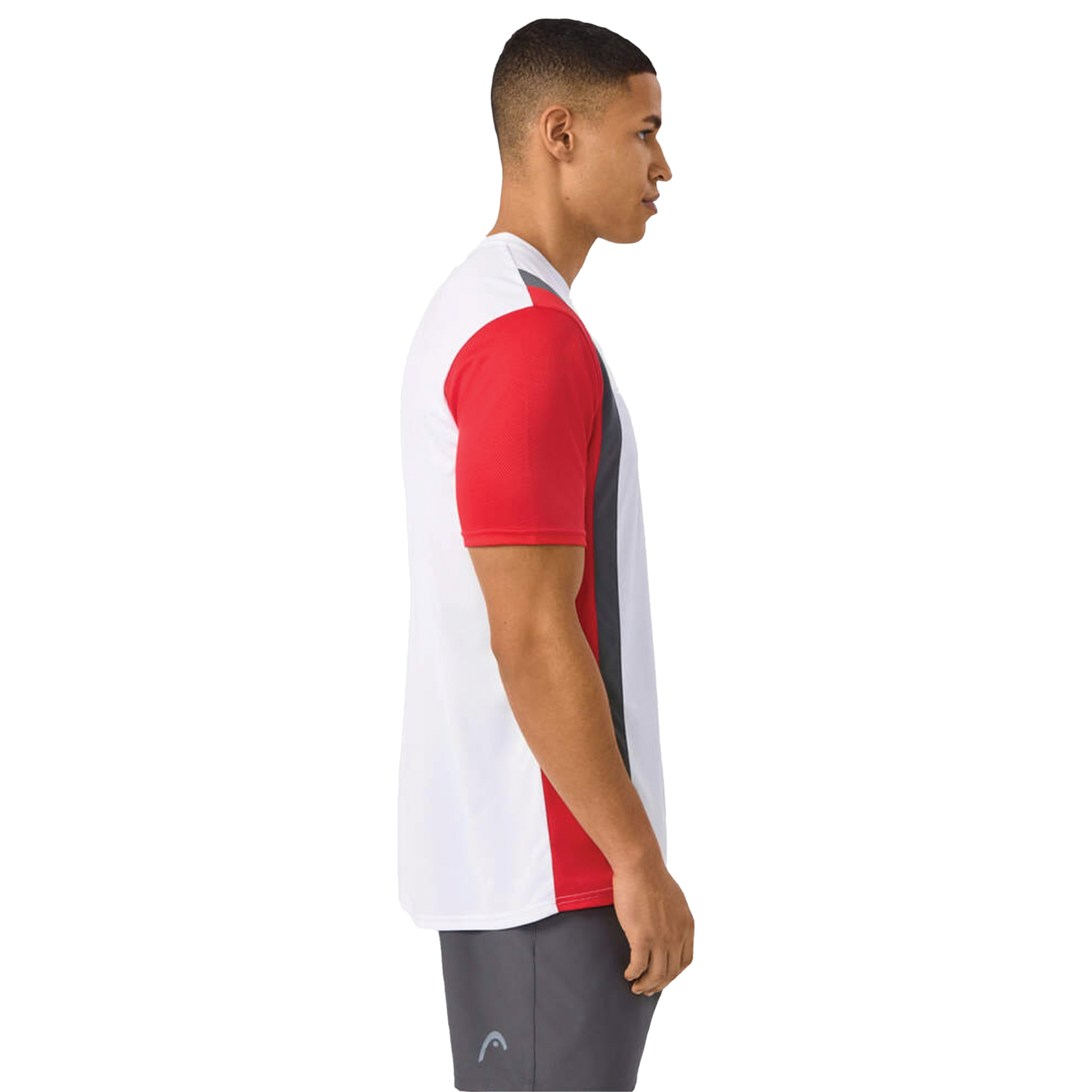 Head Club 25 Tech T-Shirt Men's Red/ White