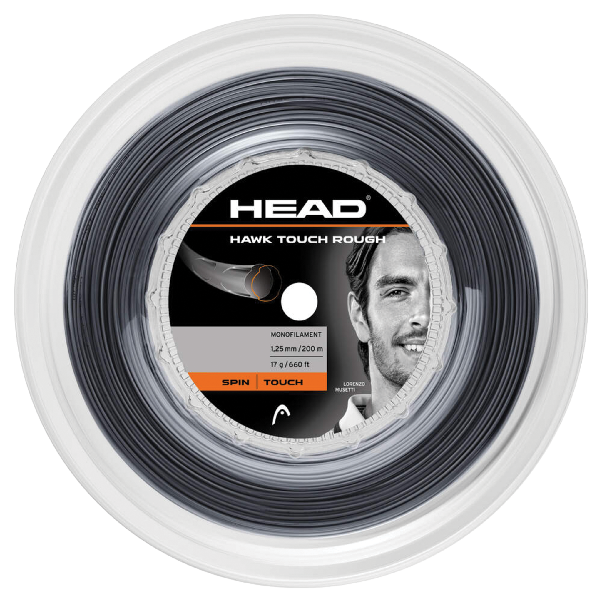 Head Hawk Touch Rough Black 200m
