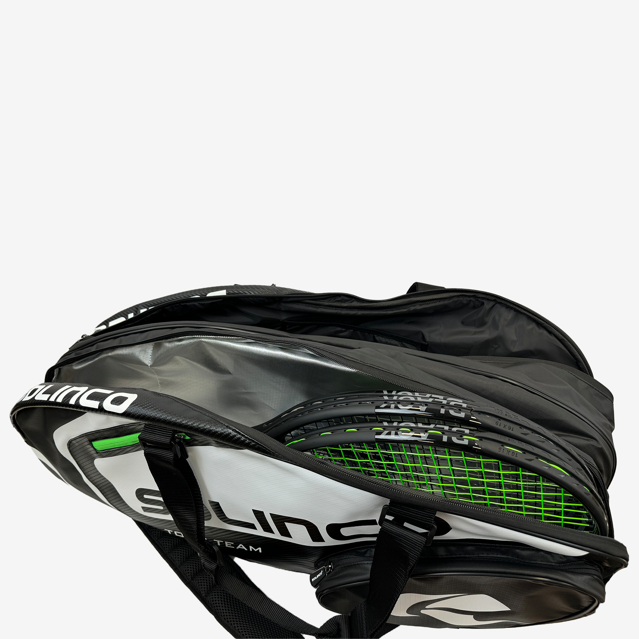 Solinco 6-Pack Tour Bag Green Lining