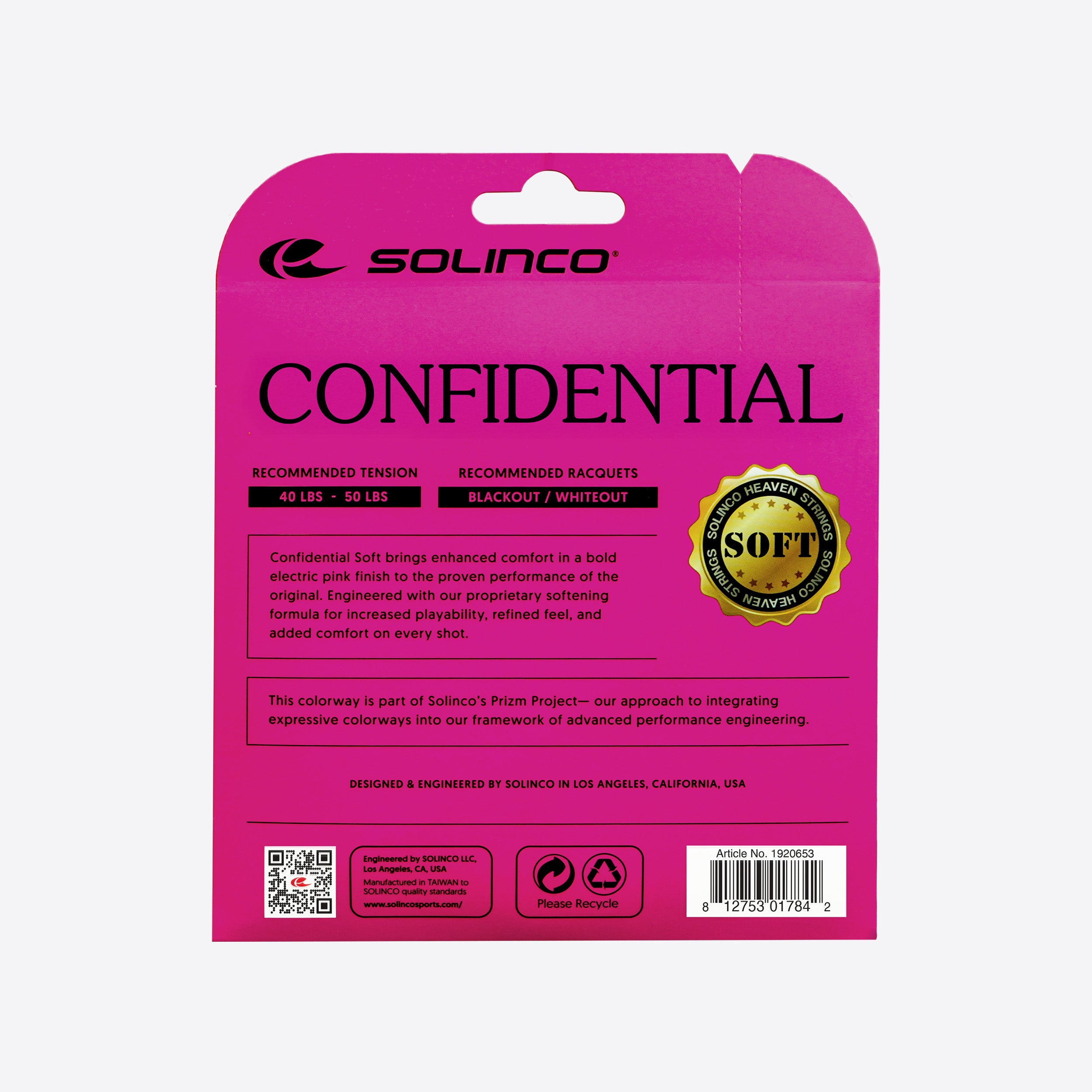 Solinco Confidential Soft Pink 12.2m Set