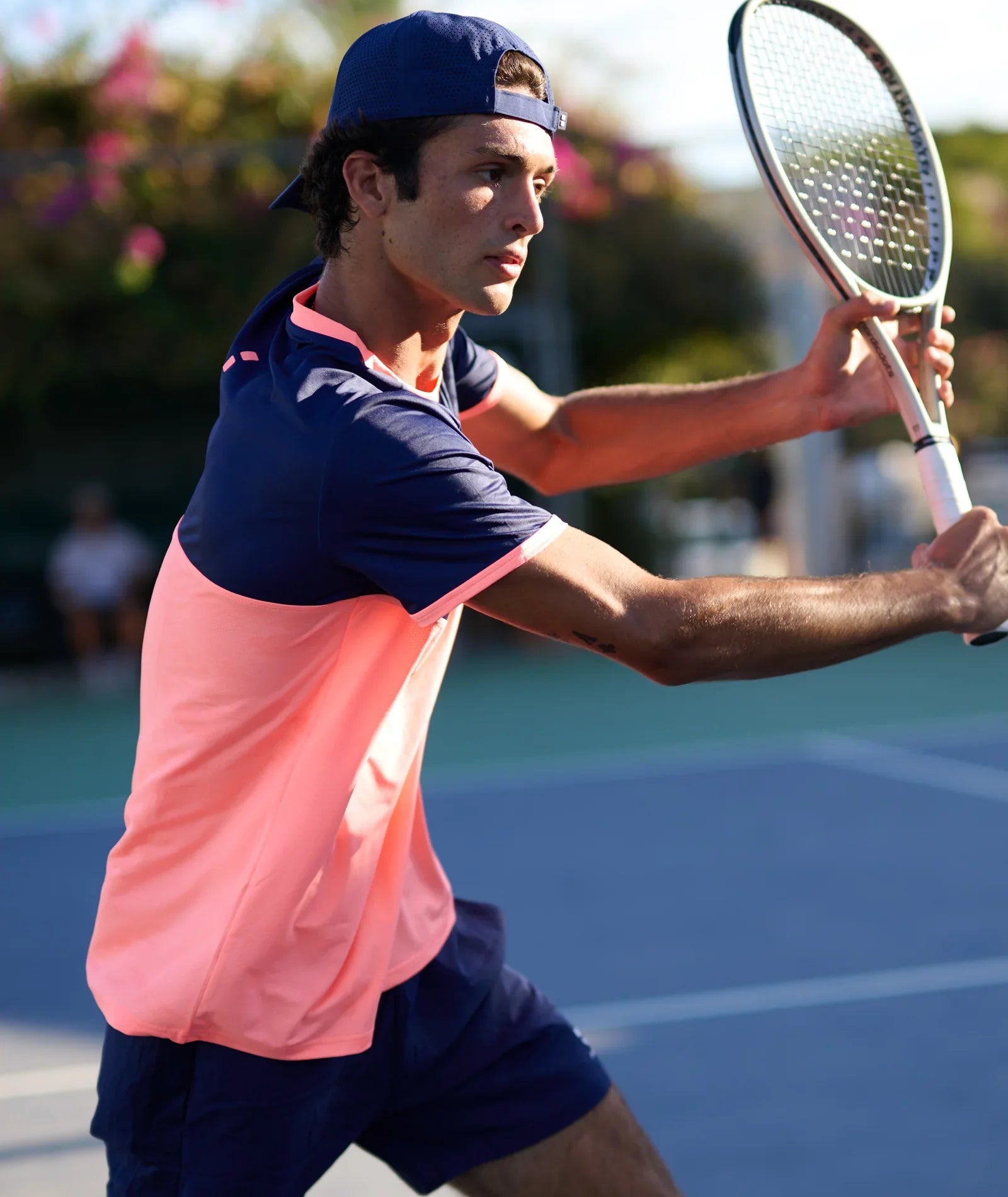 Nordicdots Performance Tee Men's Melon/Navy