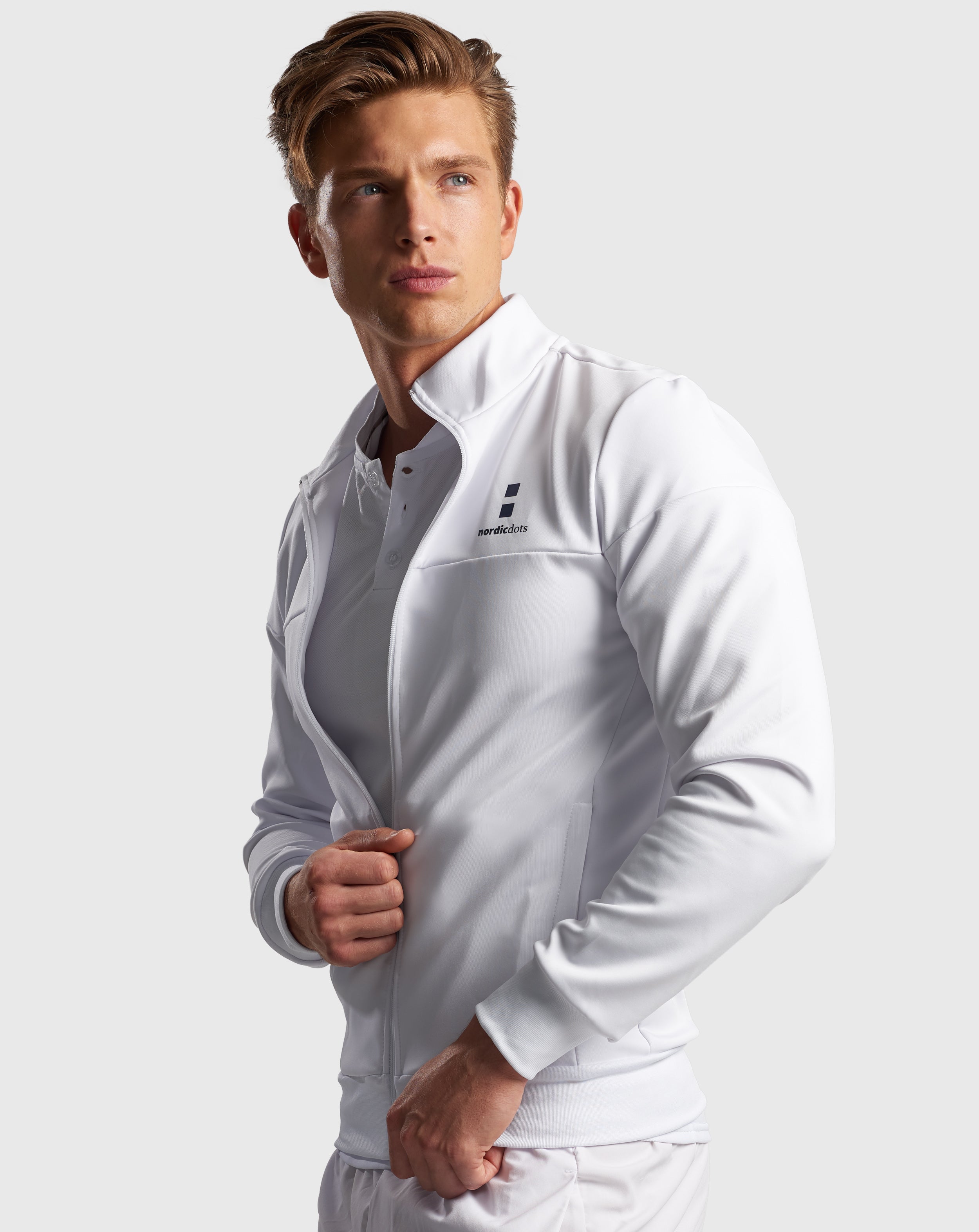 Nordicdots Off Court Jacket Men's White