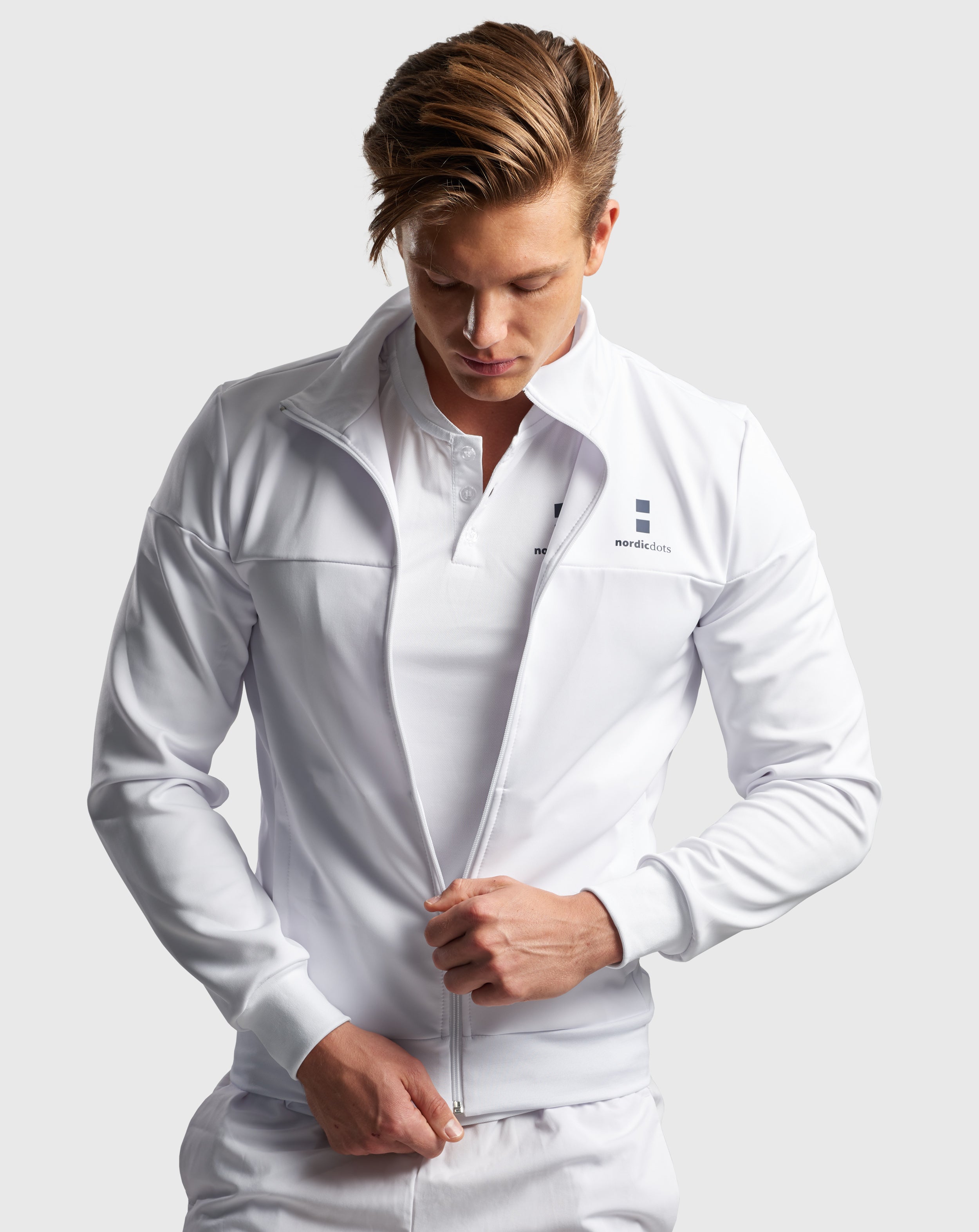 Nordicdots Off Court Jacket Men's White