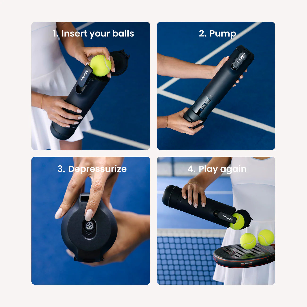 Bounce Tube Padel FilterTech