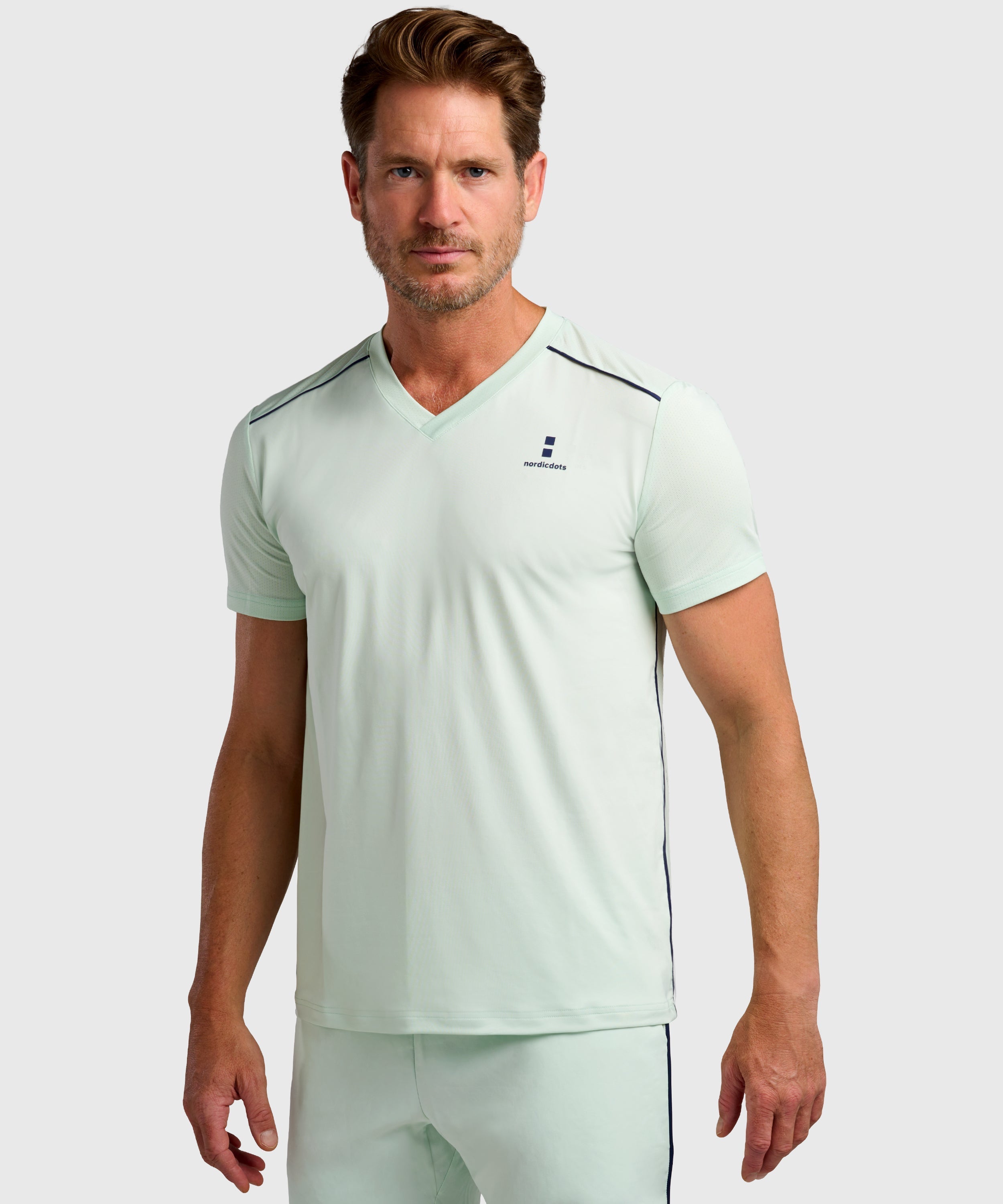Nordicdots Performance V-Tee Men's Mint